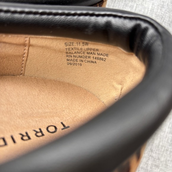 Torrid Womens Shoes Loafers Slip-On 11.5 W Brown Animal Leopard Print - Picture 11 of 11